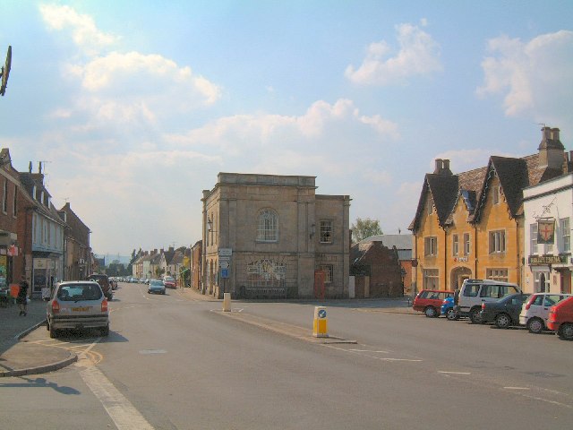Berkeley, the Market Place and Town Hall - geograph.org.uk - 117326