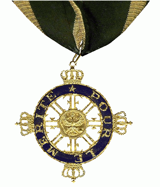 De Orde Pour le Mérite in de Vredesklasse Pruisen 1842 tot heden.png