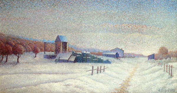 Dubois-Pillet winter landscape