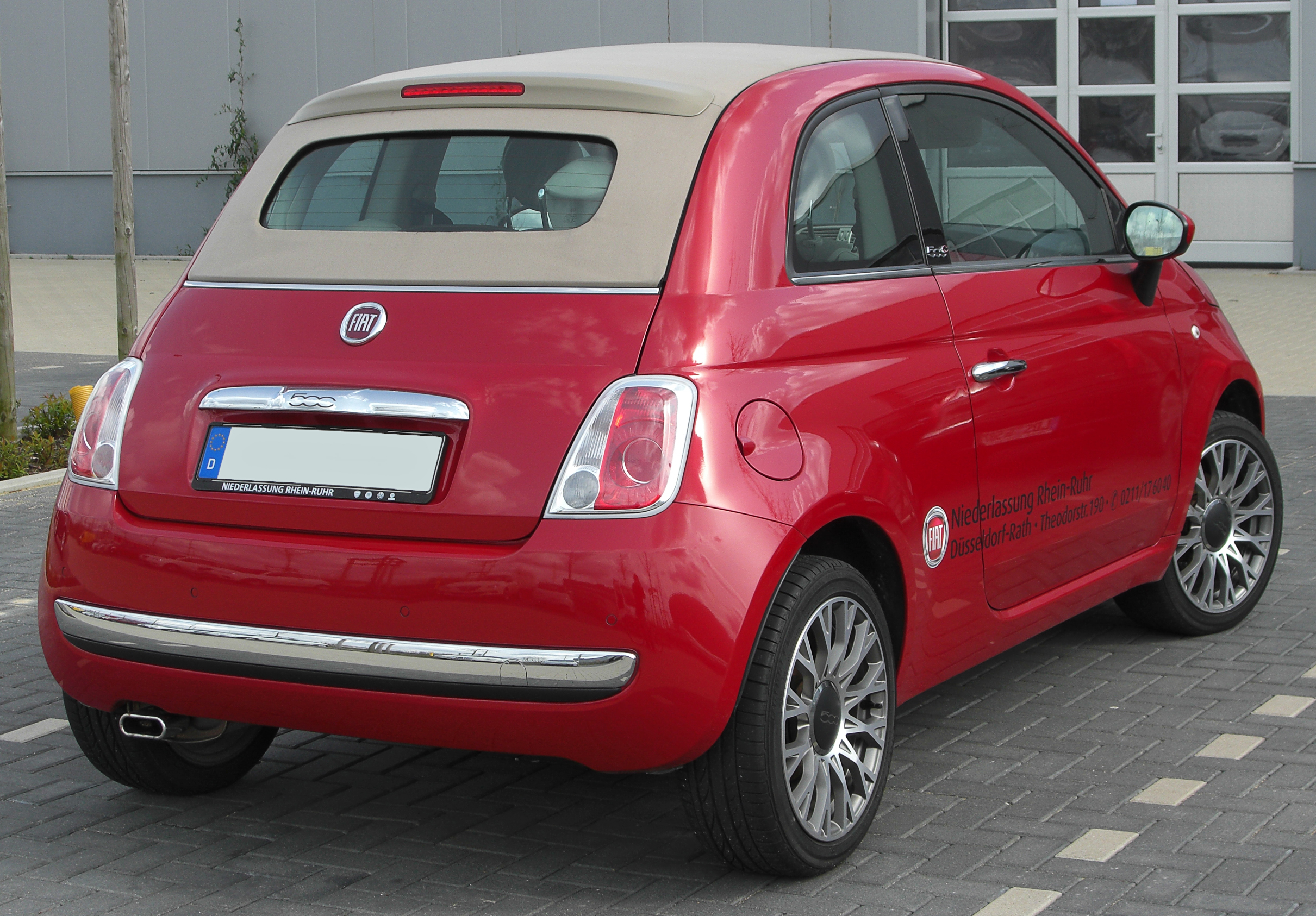 rosso passione fiat 500