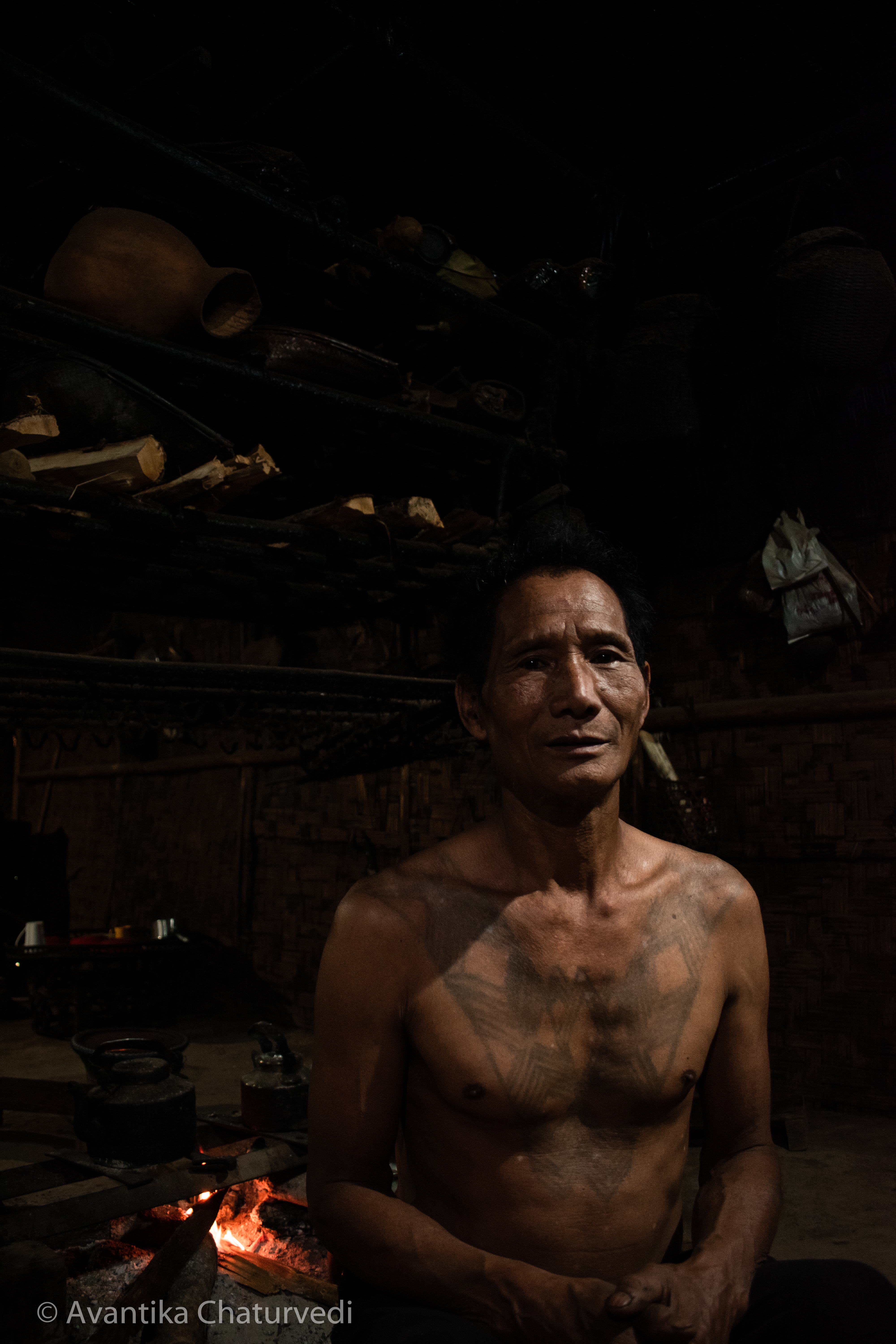 Headhunters' Ink - Some call it the spider web tattoo or simply the neck  tattoo. One of the rare traditional tattoos of the Nagas. 2014' Mon-  Nagaland. | Facebook