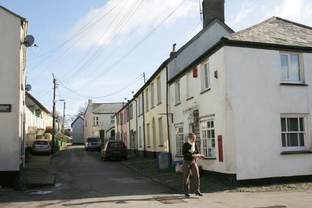 File:High Bickington High Street and Post Office - geograph.org.uk - 338211.jpg