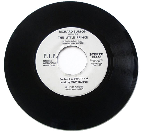 File:Richard Burton narrating 'The Little Prince', short 45 RPM demo excerpt.jpg