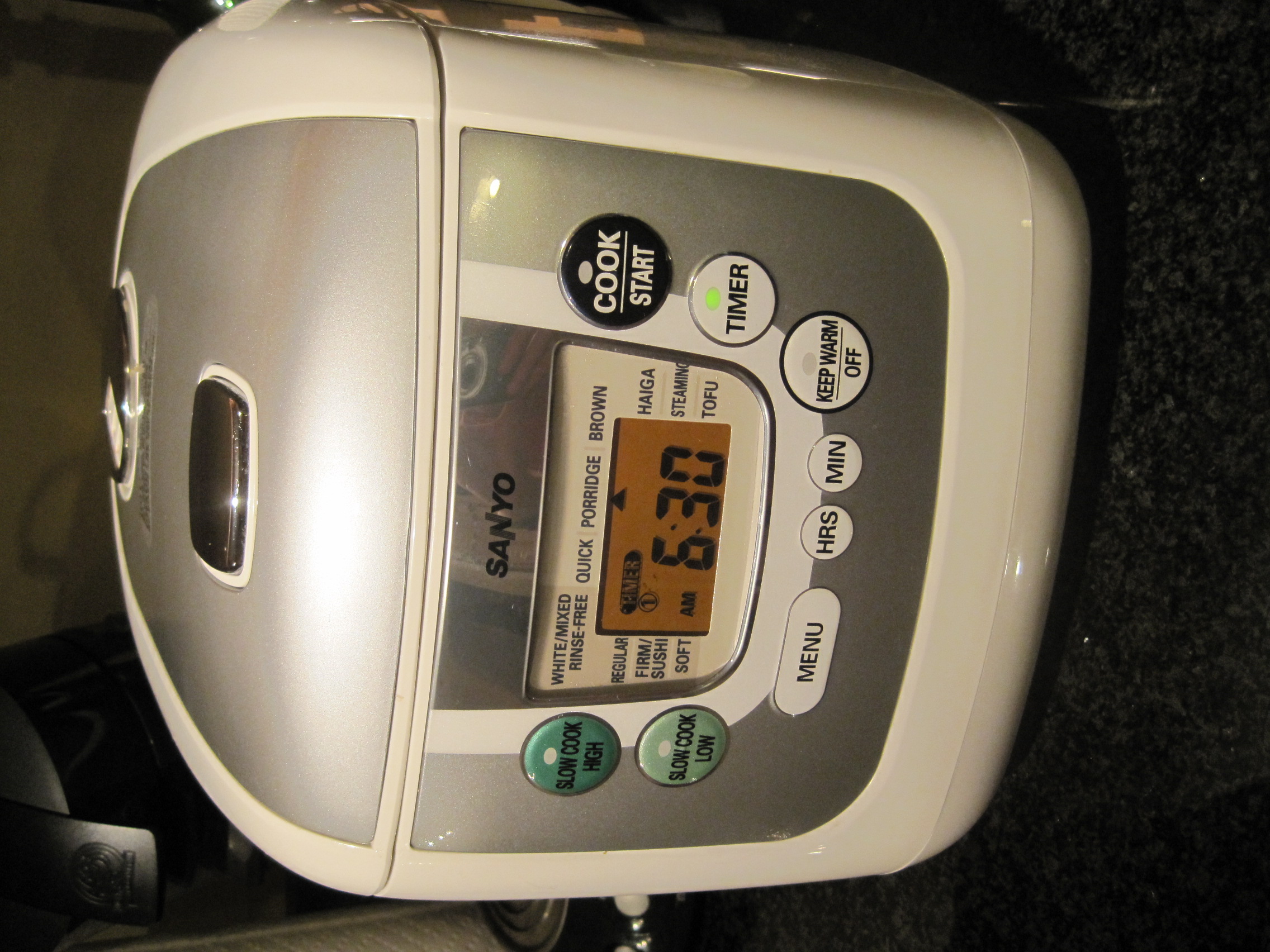 July 5: Goodbye, Sanyo Rice Cooker