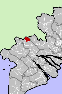 Location in Đồng Tháp Province