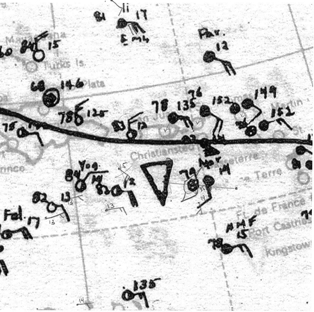 File:Tropical Storm Four surface analysis 22 August 1934.png