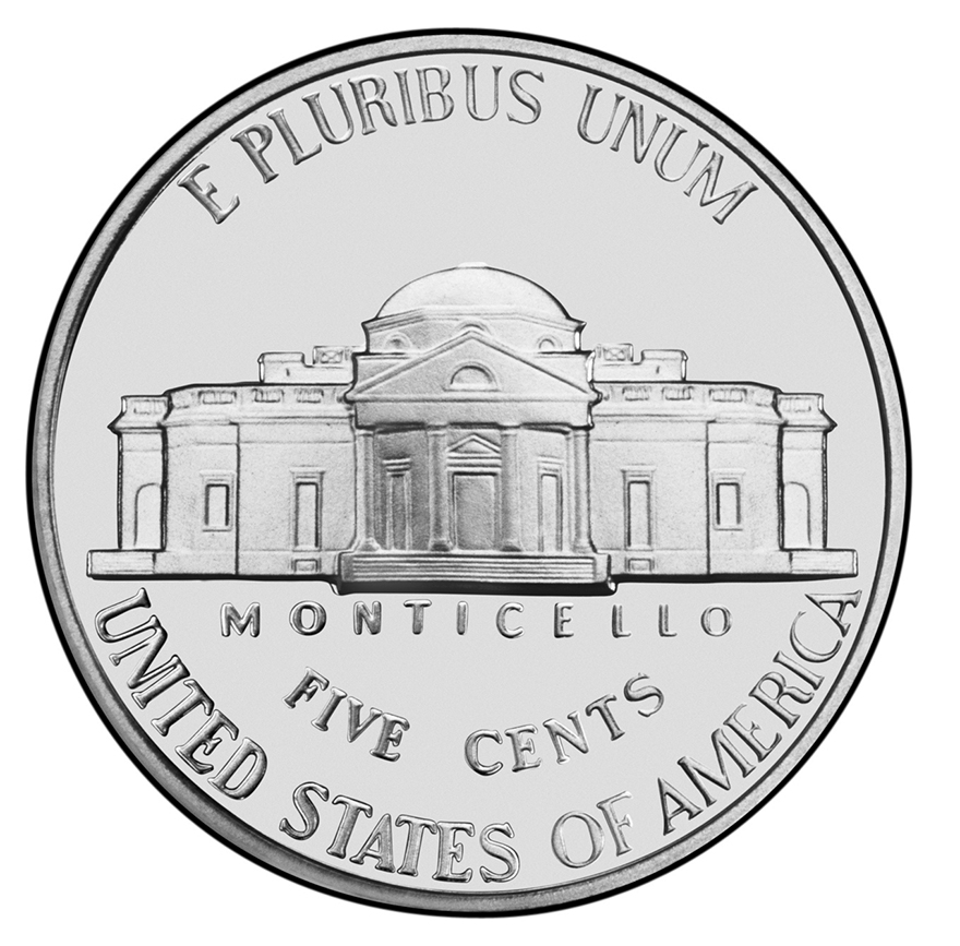 Us 5 cent coin -  Italia