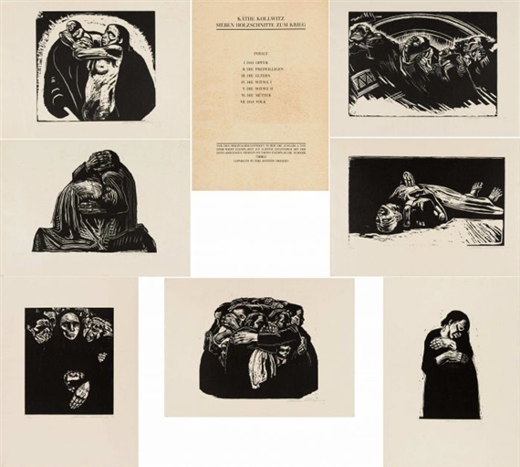 ''Las siete xilografías''(o ''Los siete grabados''). 1922/23. [[Museum of Modern Art