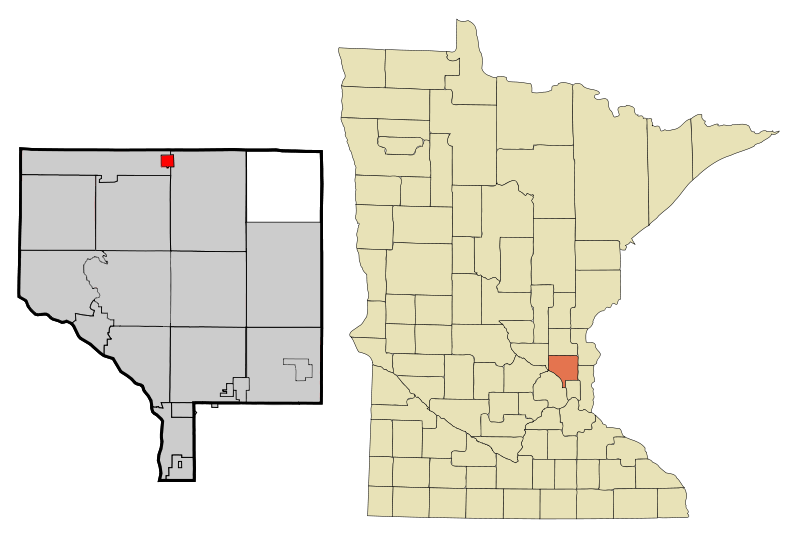 File:Anoka Cnty Minnesota Incorporated and Unincorporated areas Bethel Highlighted copy.png