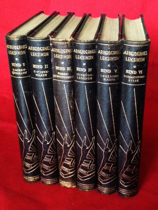 Arbeidernes Leksikon
in six volumes. Arbeidernes Leksikon.jpg