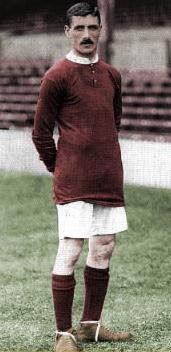 Billy Meredith, shown above in Manchester United colours, played for Northwich during their early Football League years. Billymeredith.jpg