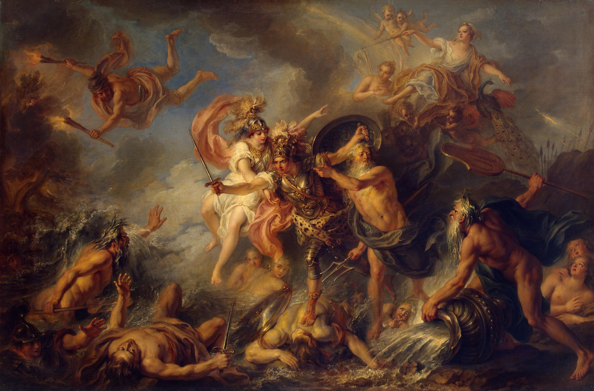 La colère d'Achille par Charles-Antoine Coypek (source Wikipedia)