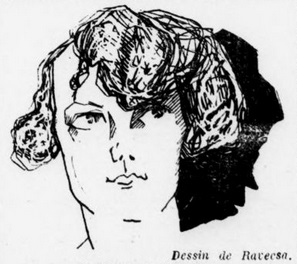 File:Dessin de Marcelle Lesage par Ravecsa, dans La Gazette du franc en 1925.jpg