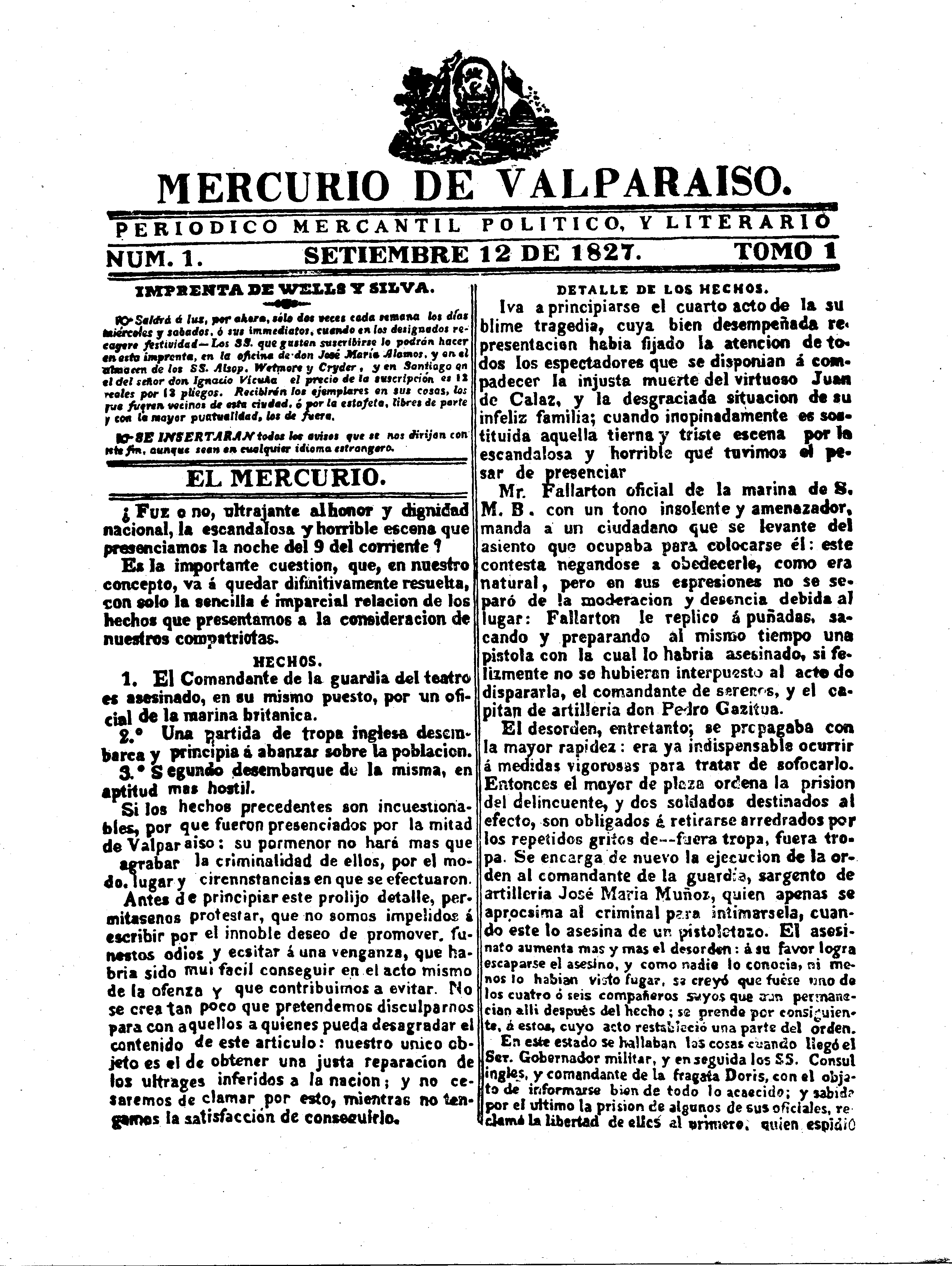 El Mercurio de Valparaíso - Wikipedia, la enciclopedia libre