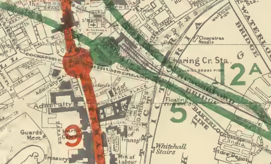 File:Extract from Report to the Minister of War Transport 21 January 1946 Map 3 - Charing Cross Area.jpg