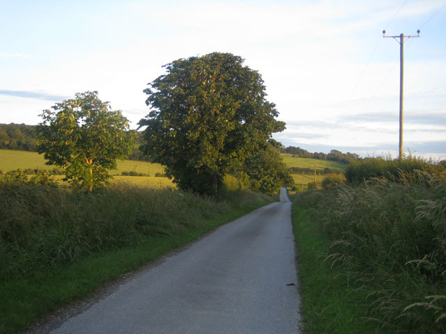 File:Farm road near Manor Farm - geograph.org.uk - 889437.jpg