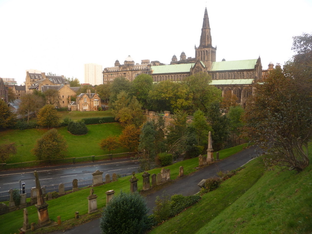 File:Glasgow, the cathedral from the Necropolis - geograph.org.uk - 1535276.jpg