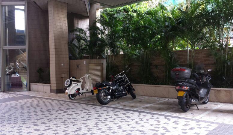 File:LaGrove Motor Cycle Parking.JPG