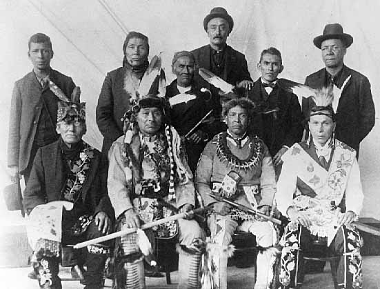 Leech Lake Ojibwe delegation to Washington, 1899