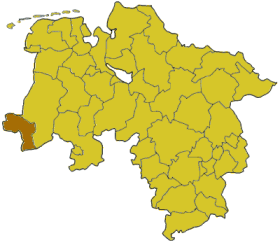 Landkreis Grafschaft Bentheim i Niedersachsen