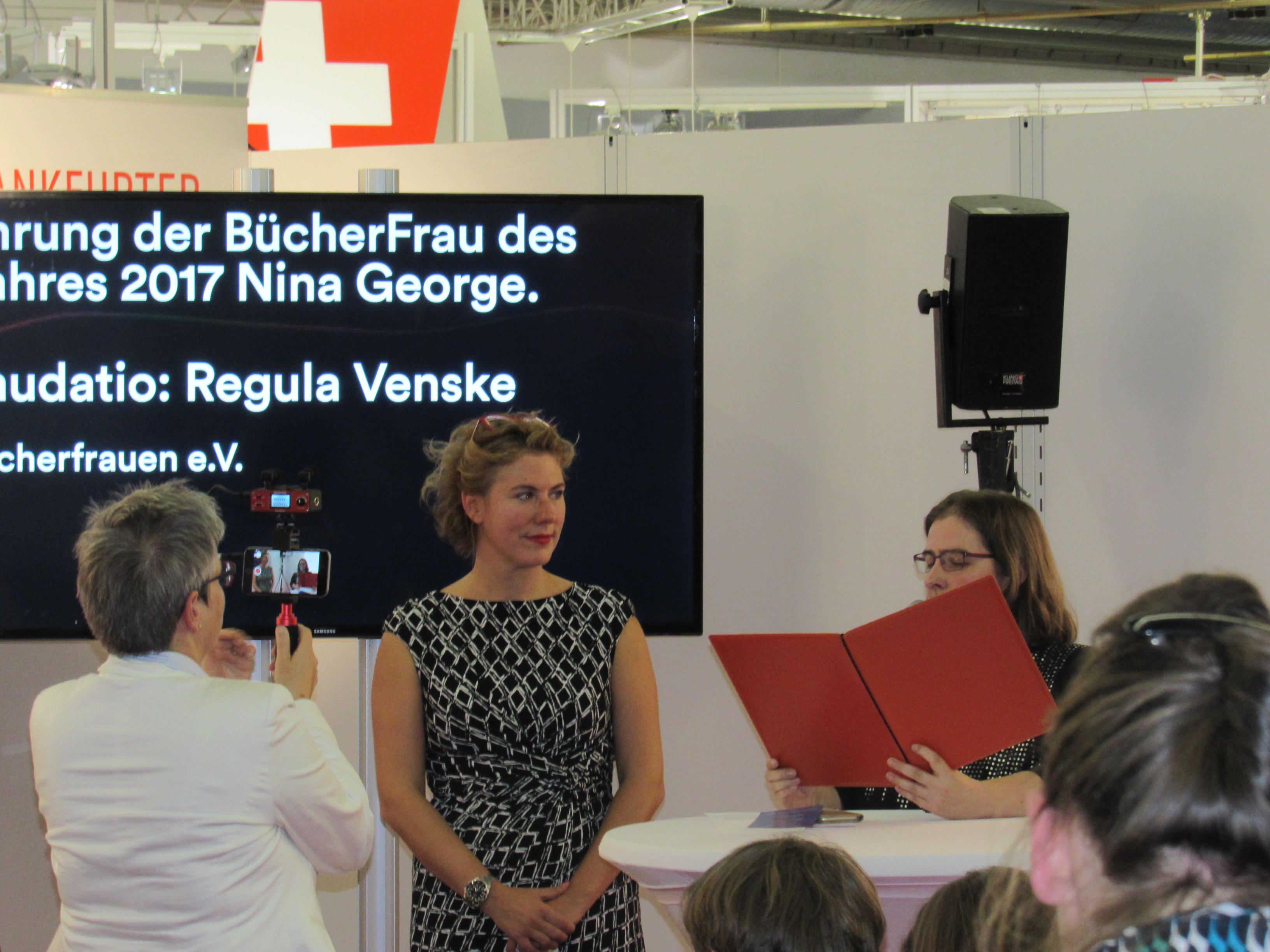 Nina George auf der [[Frankfurter Buchmesse