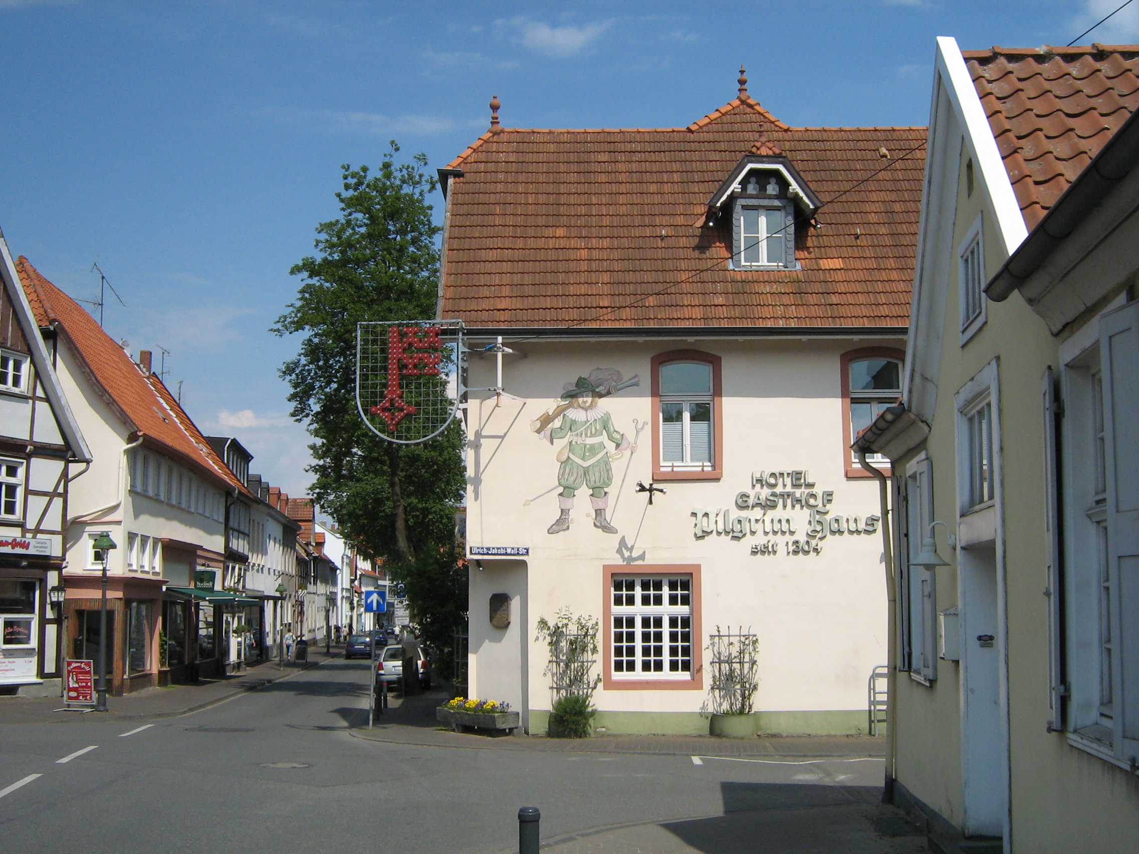 Foto des Pilgrimhauses in Soest, Blick vom Jakobitor aus