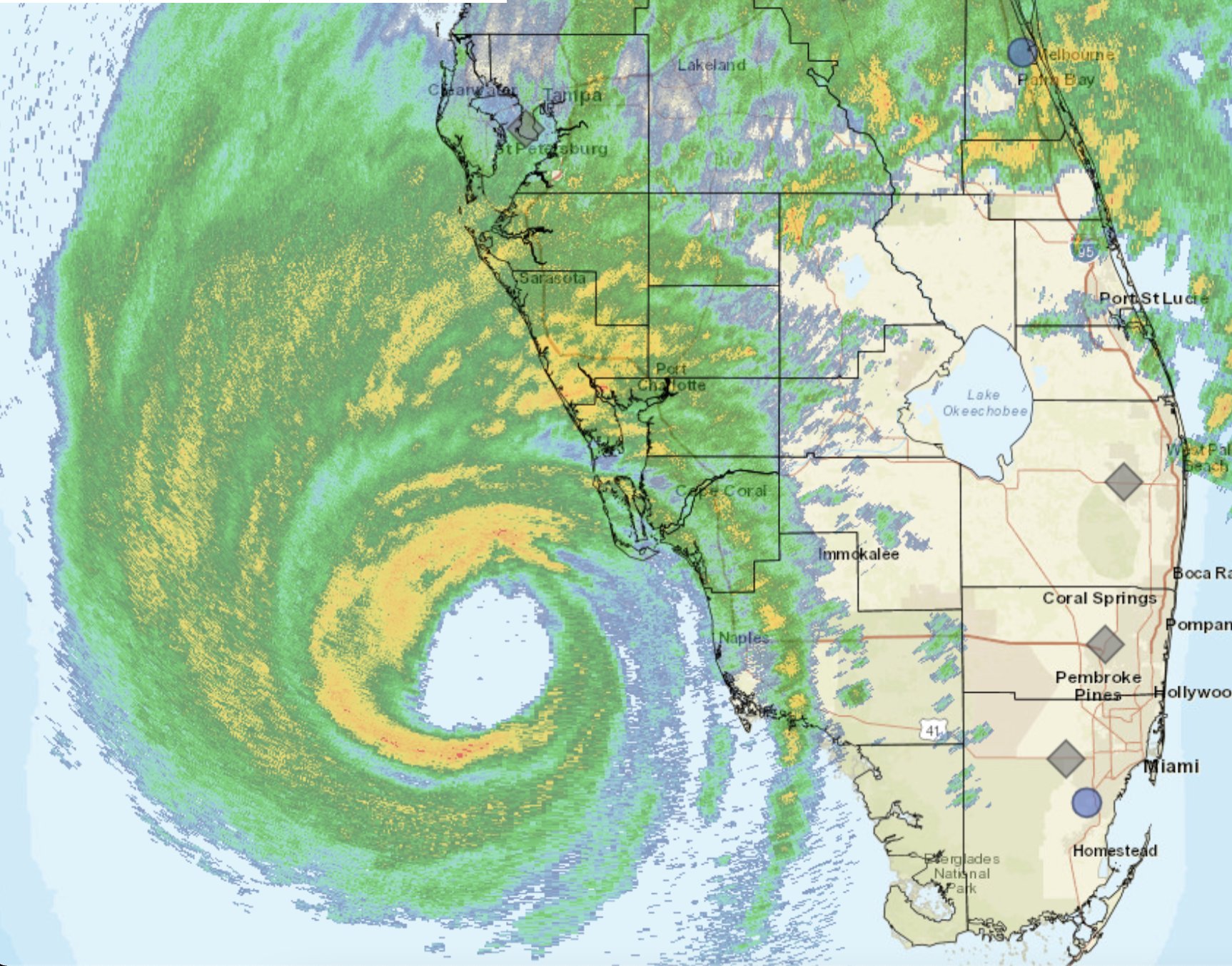 File:Radar of Hurricane Ian at 9 AM on September 28, 2022.jpg - Wikimedia  Commons