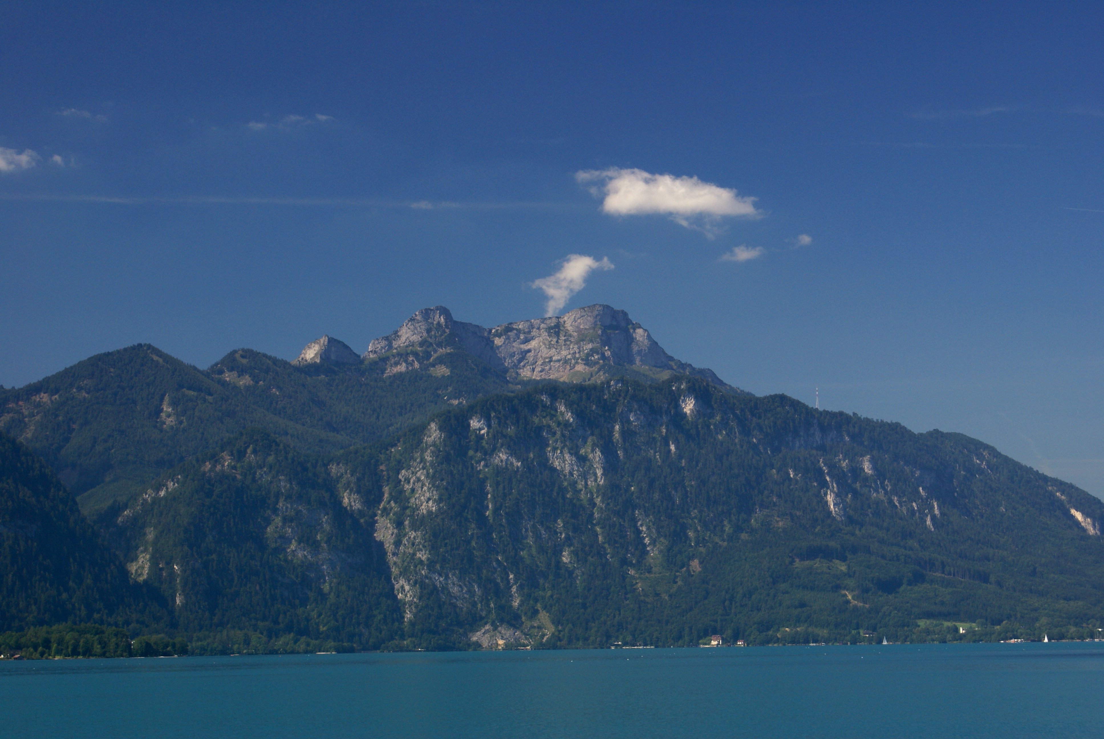 File Schafberg From Attersee Jpg Wikimedia Commons