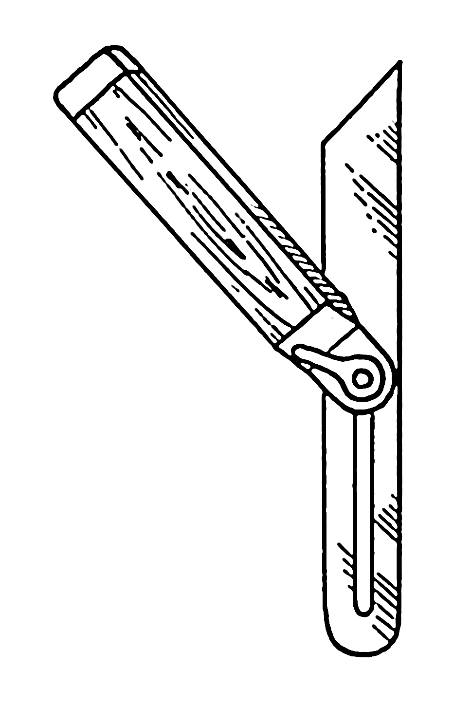 sliding bevel drawing