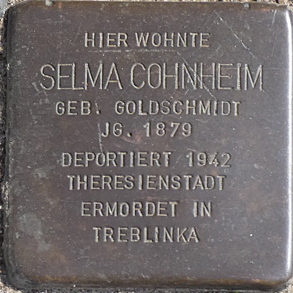 Stolperstein Selma Cohnheim