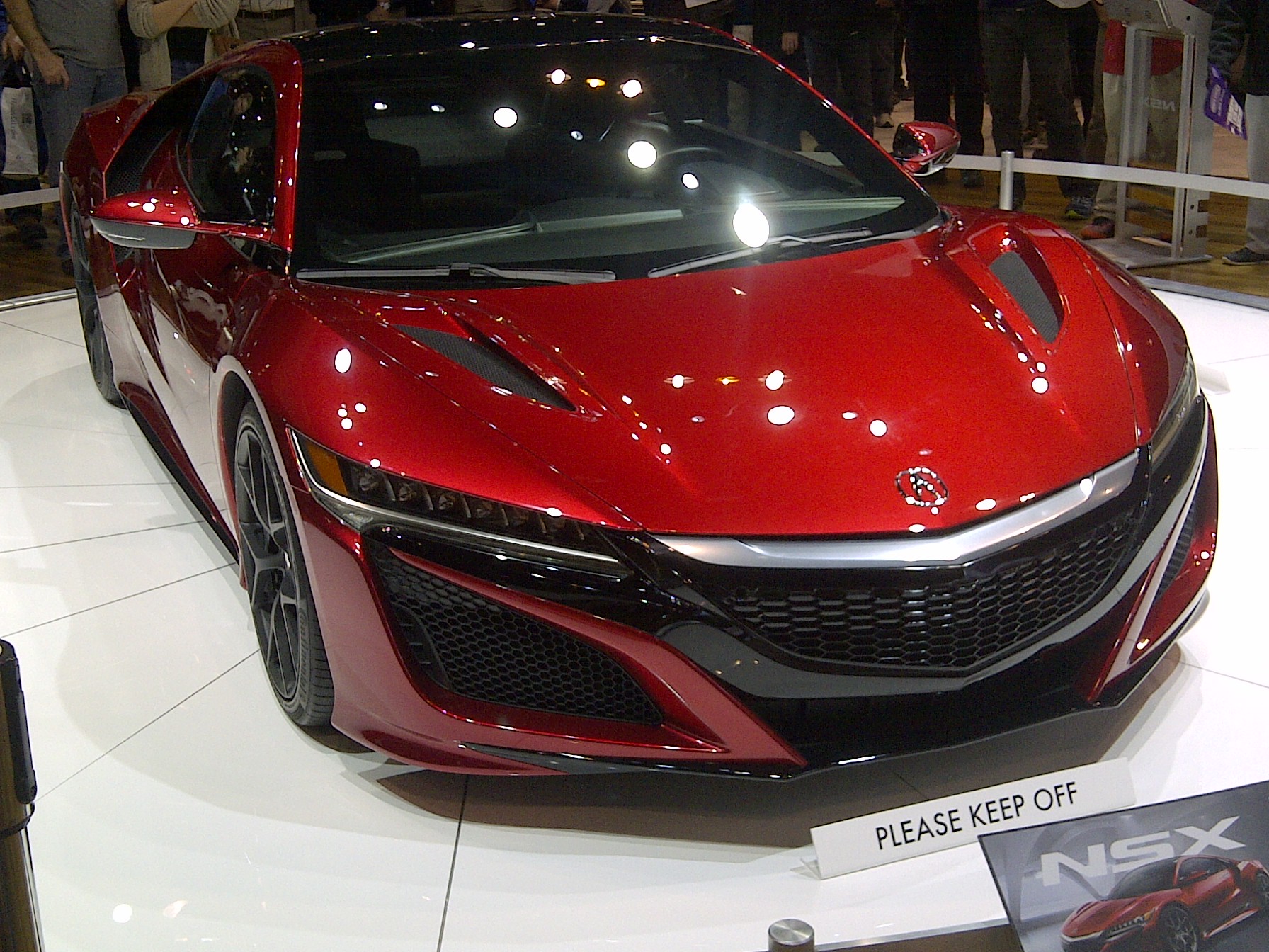 Acura NSX 2015 белая