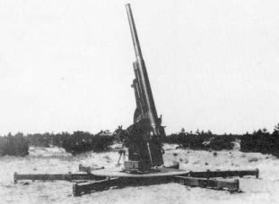 Type 14 10 cm AA gun Imperial Japanese Army anti-aircraft gun