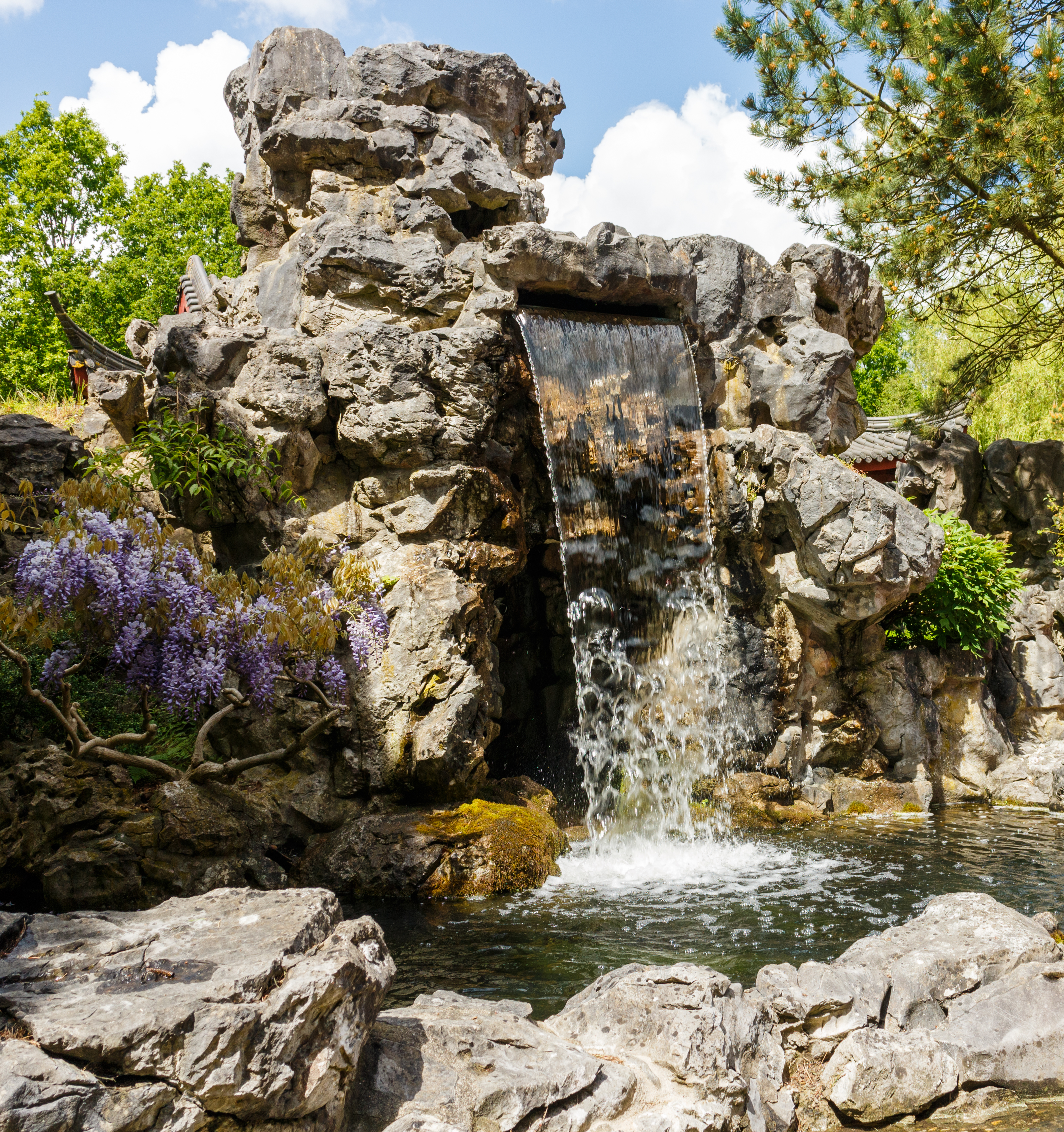 Goede File:Waterval. Locatie, Chinese tuin Het Verborgen Rijk van Ming JY-01