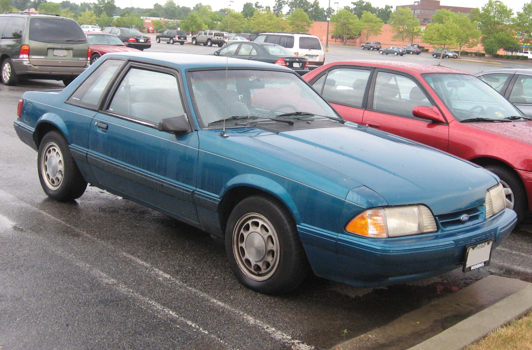 87 93 Ford hood mustang #6