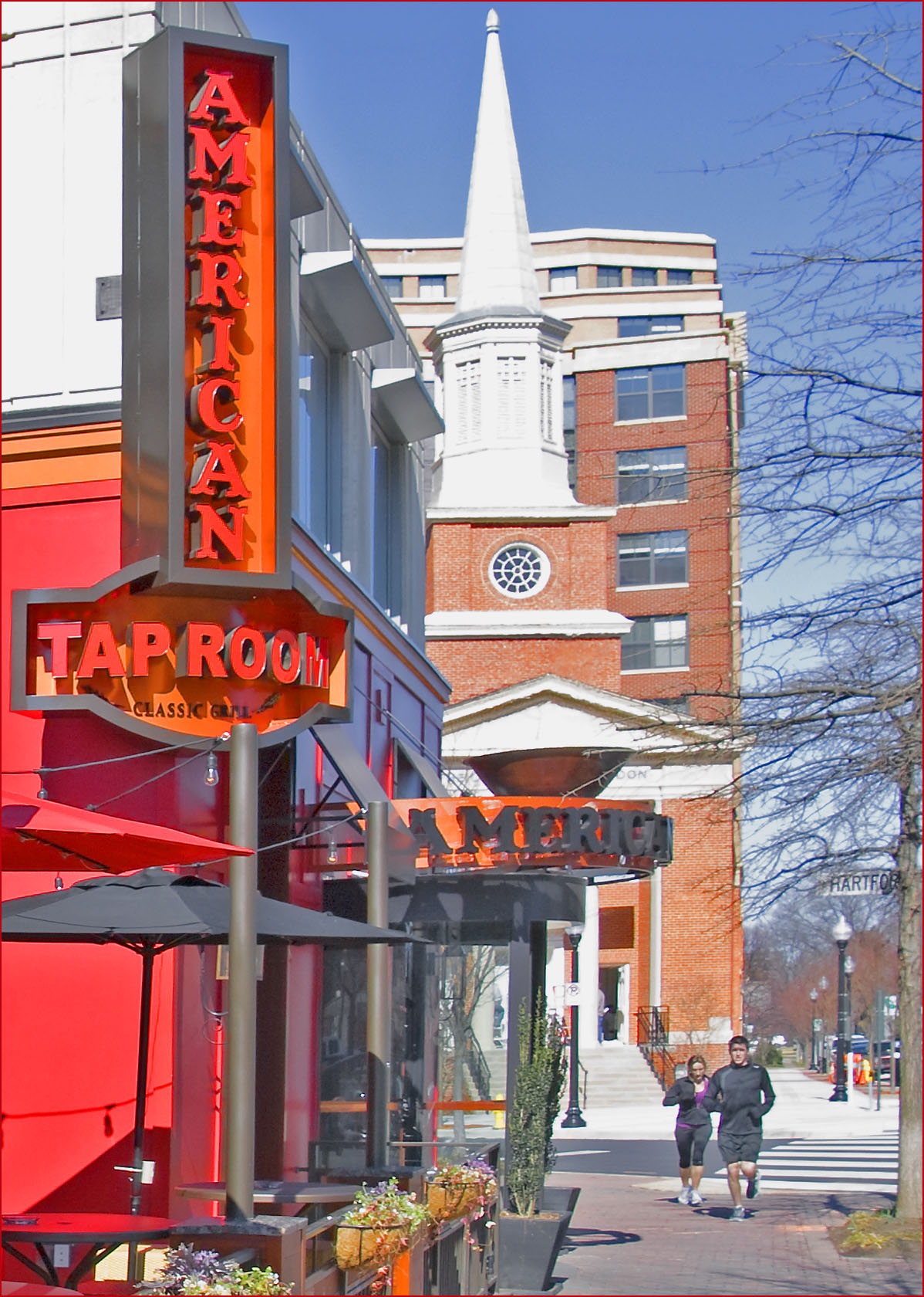 File American Tap Room And The Church At Clarendon Jpg