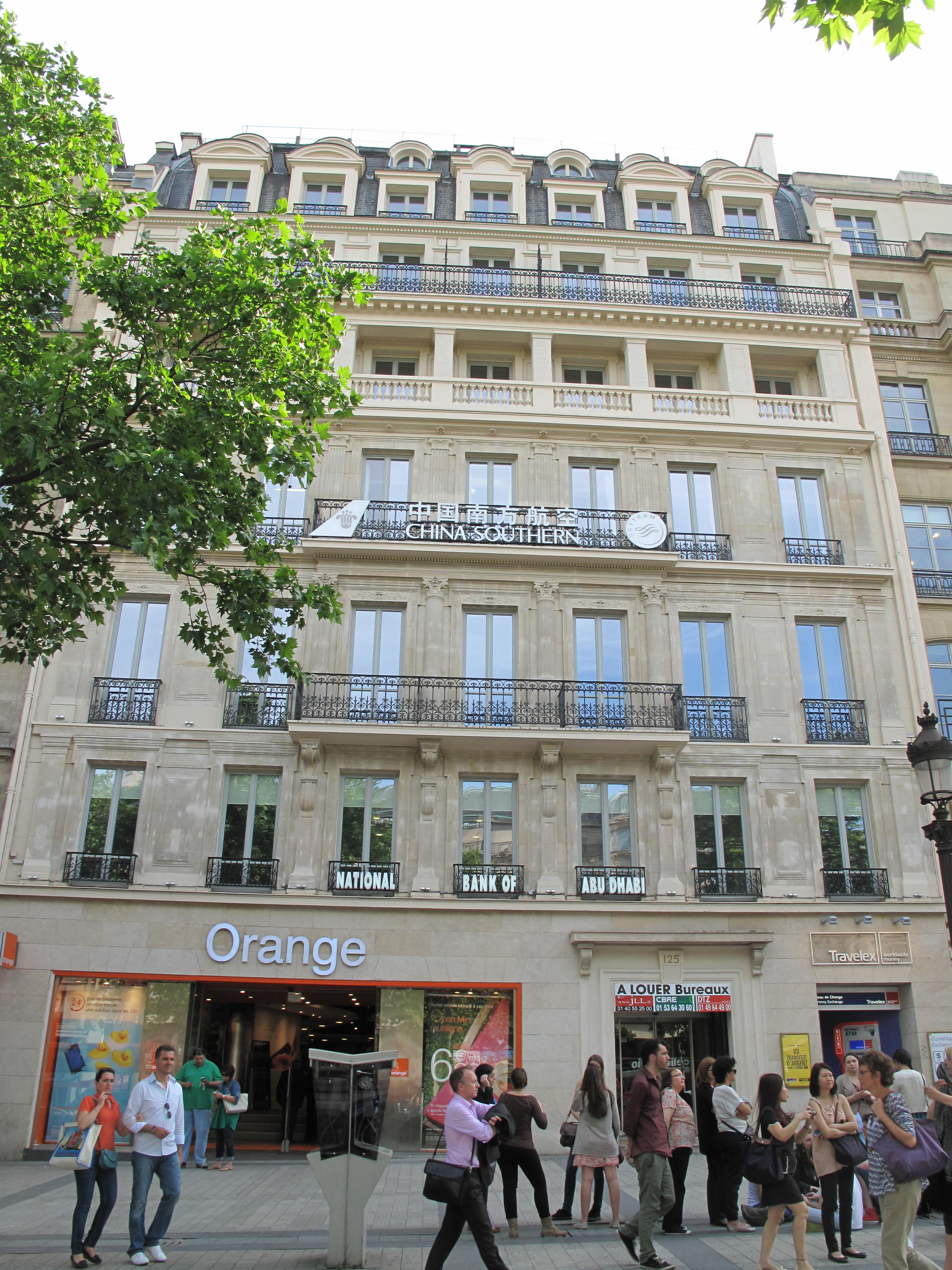 Avenue des Champs Elysees in Paris