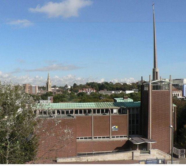 File:Bournemouth, Punshon and St. Peter's churches - geograph.org.uk - 1001015.jpg