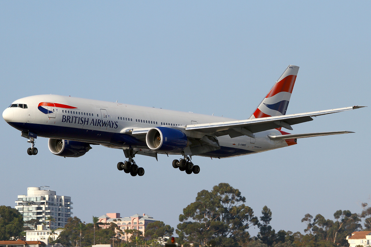 Interni del 777 della British Airways