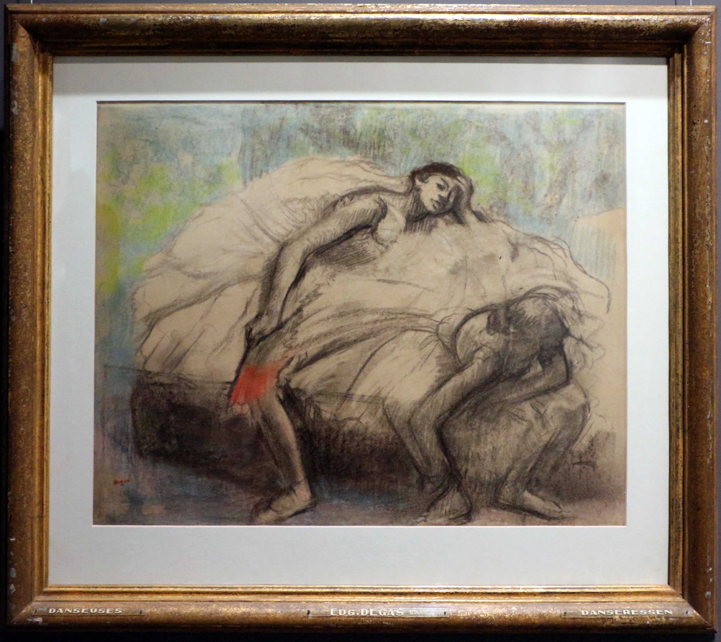 File:Edgar degas, ballerine a riposo, carboncino e pastello su carta.jpg -  Wikimedia Commons