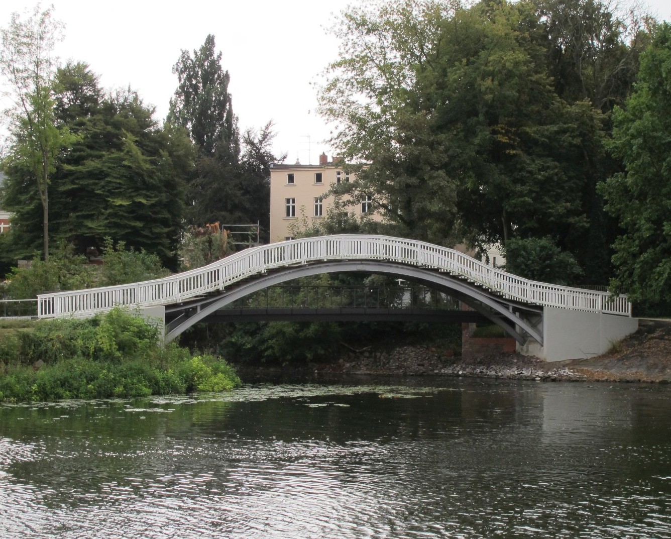 Tagged bridge. Мост в Бранденбурге.