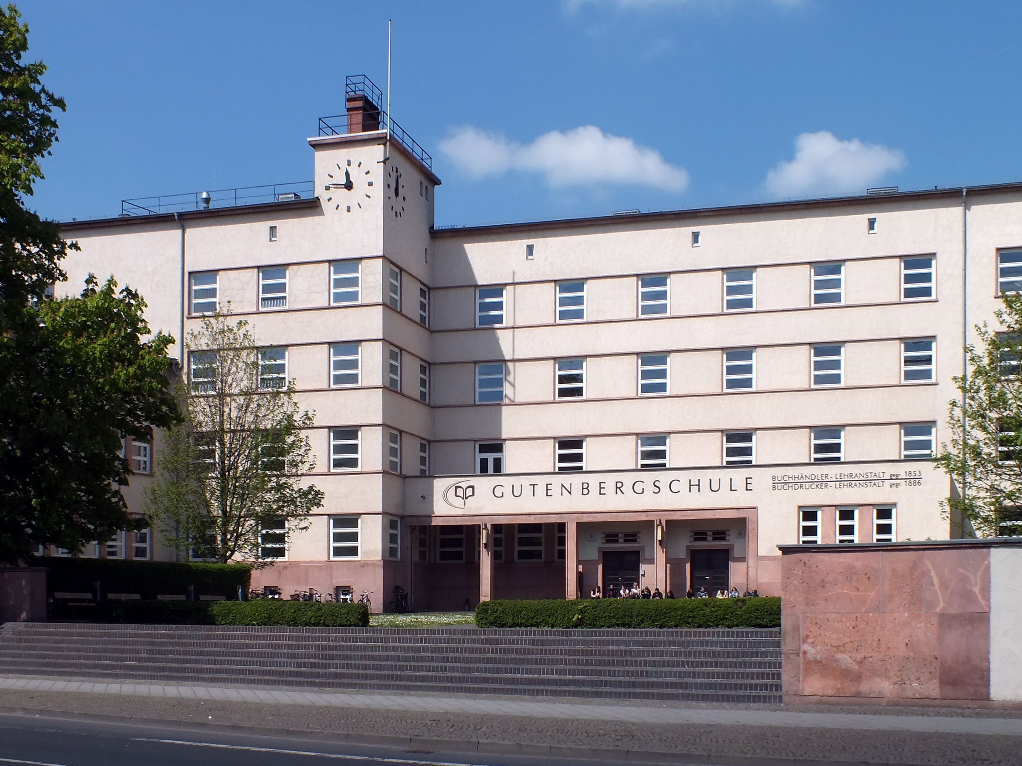 Das Gebäude der Gutenbergschule in Leipzig