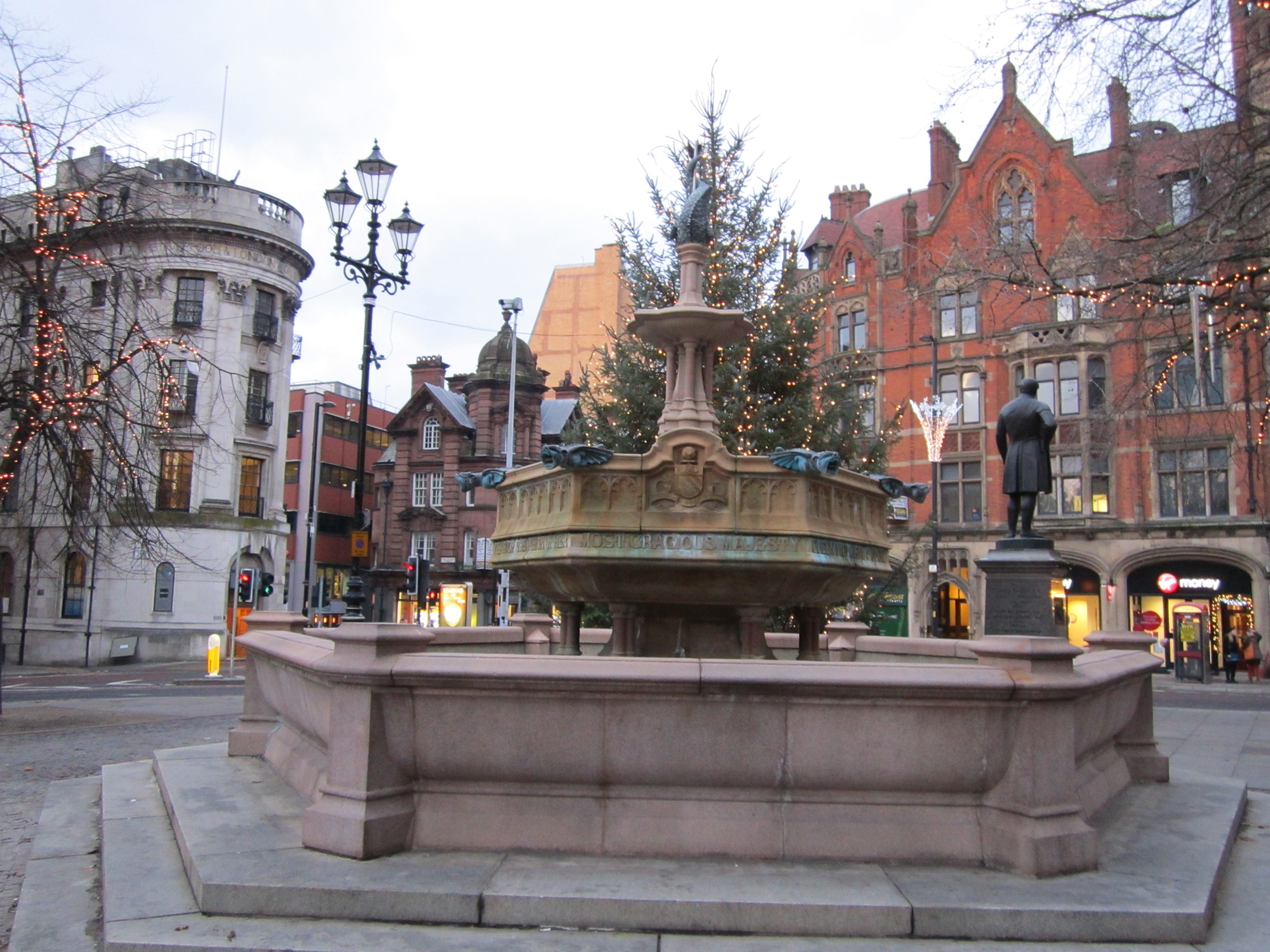 Jubilee Fountain, Albert Square, Manchester