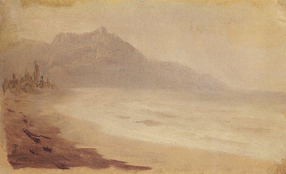Файл:Kuindzhi Seashore View of Mount Demerdzhi The Crimea 1880s.jpg