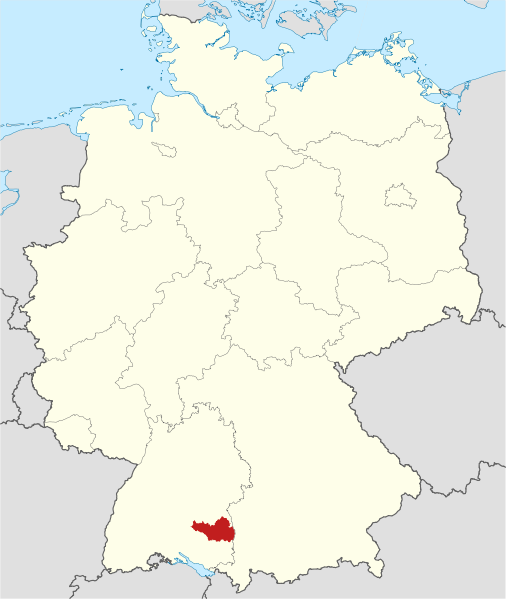 File:Lage des Landkreises Biberach in Deutschland.png