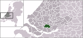 Locatie van Binnenmaas