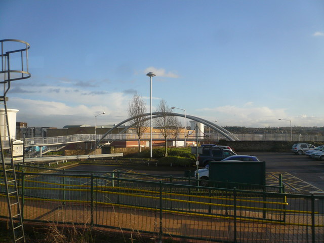 File:Mansfield - Footbridge View from Station - geograph.org.uk - 684371.jpg