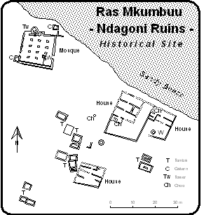 <span class="mw-page-title-main">Ras Mkumbuu Ruins</span> National Historic Site of Tanzania