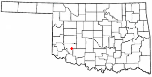 <span class="mw-page-title-main">Cooperton, Oklahoma</span> Town in Oklahoma, United States