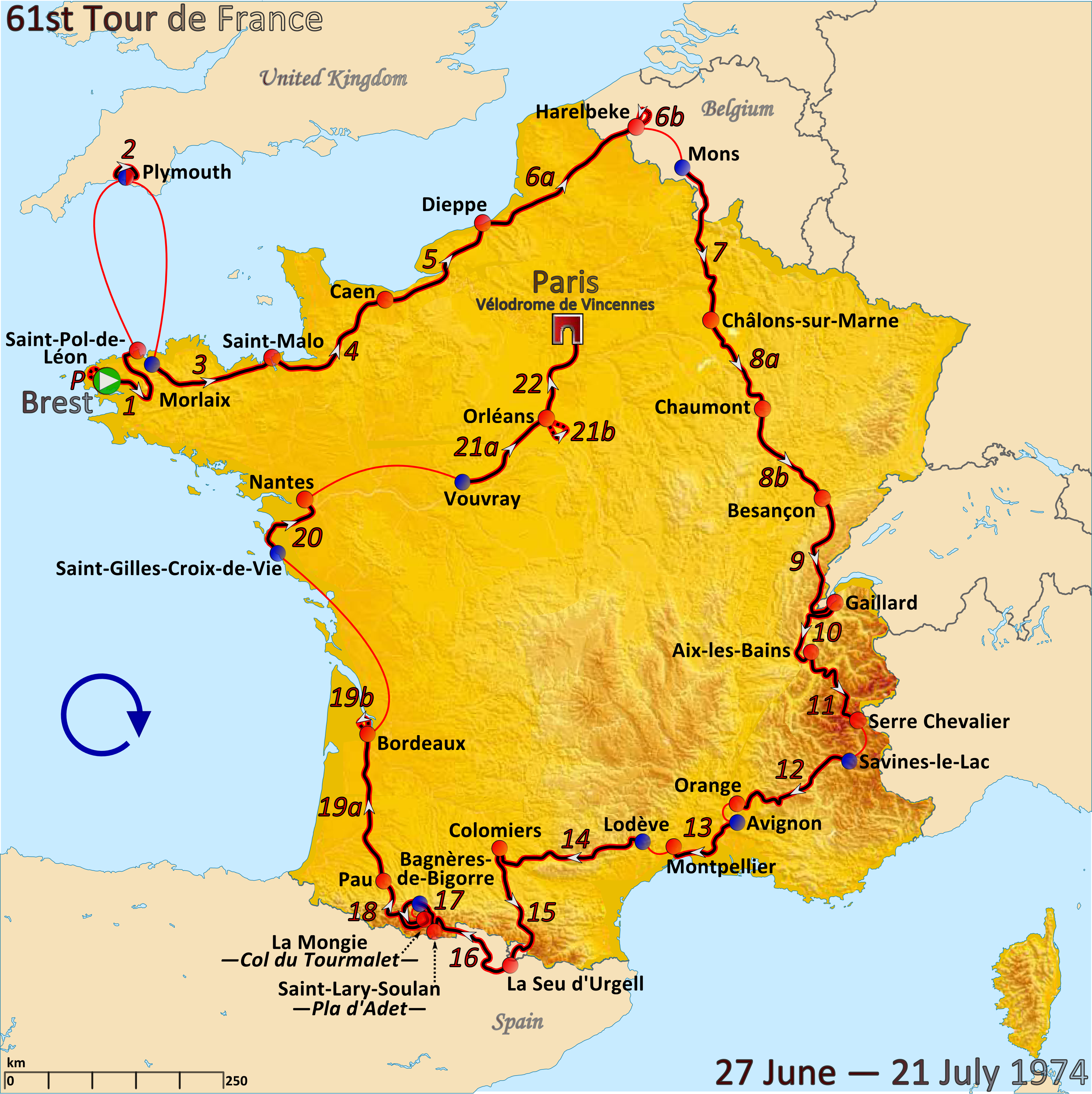 1974 Tour De France Wikipedia