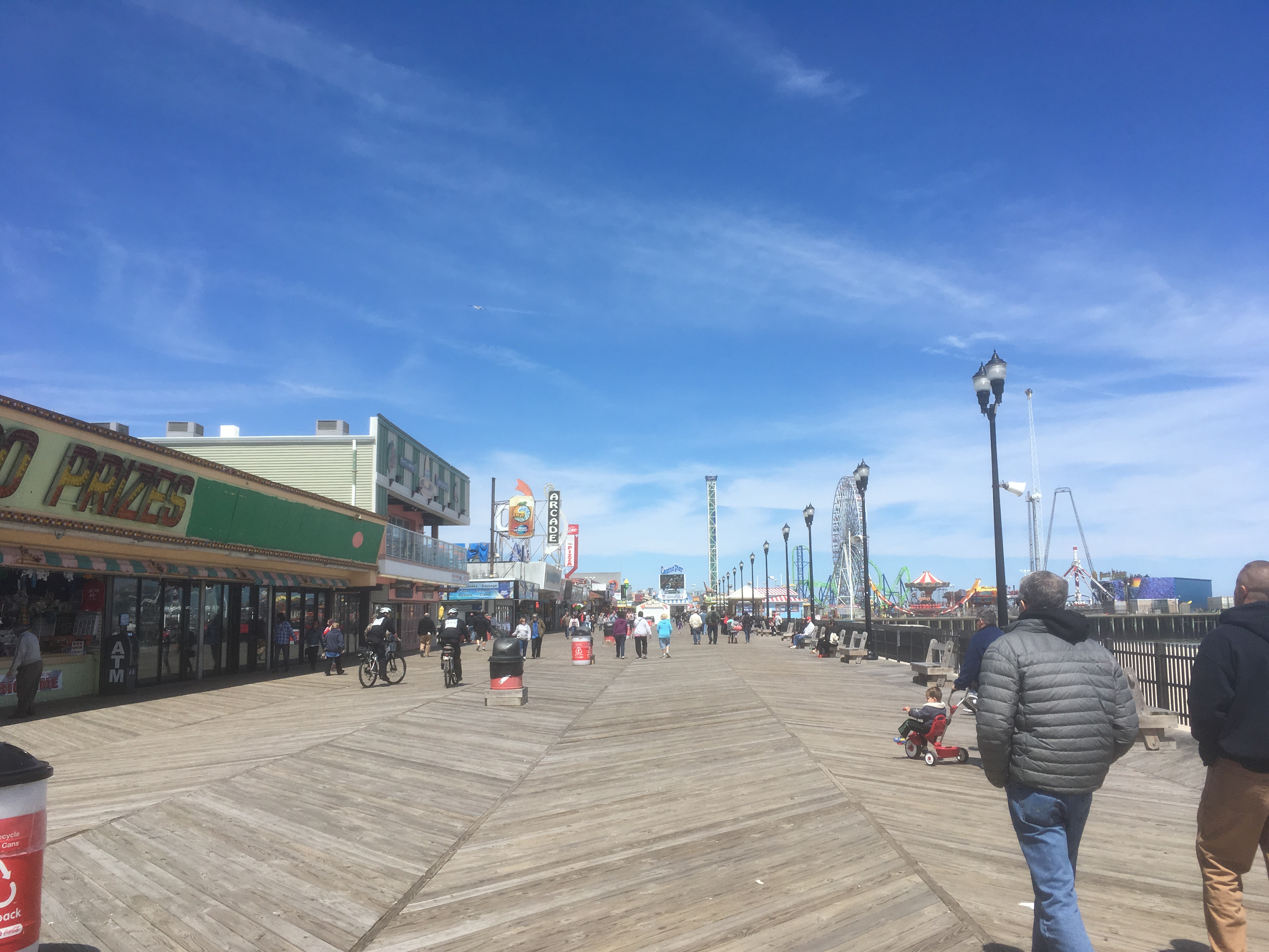 how far is seaside heights from times square